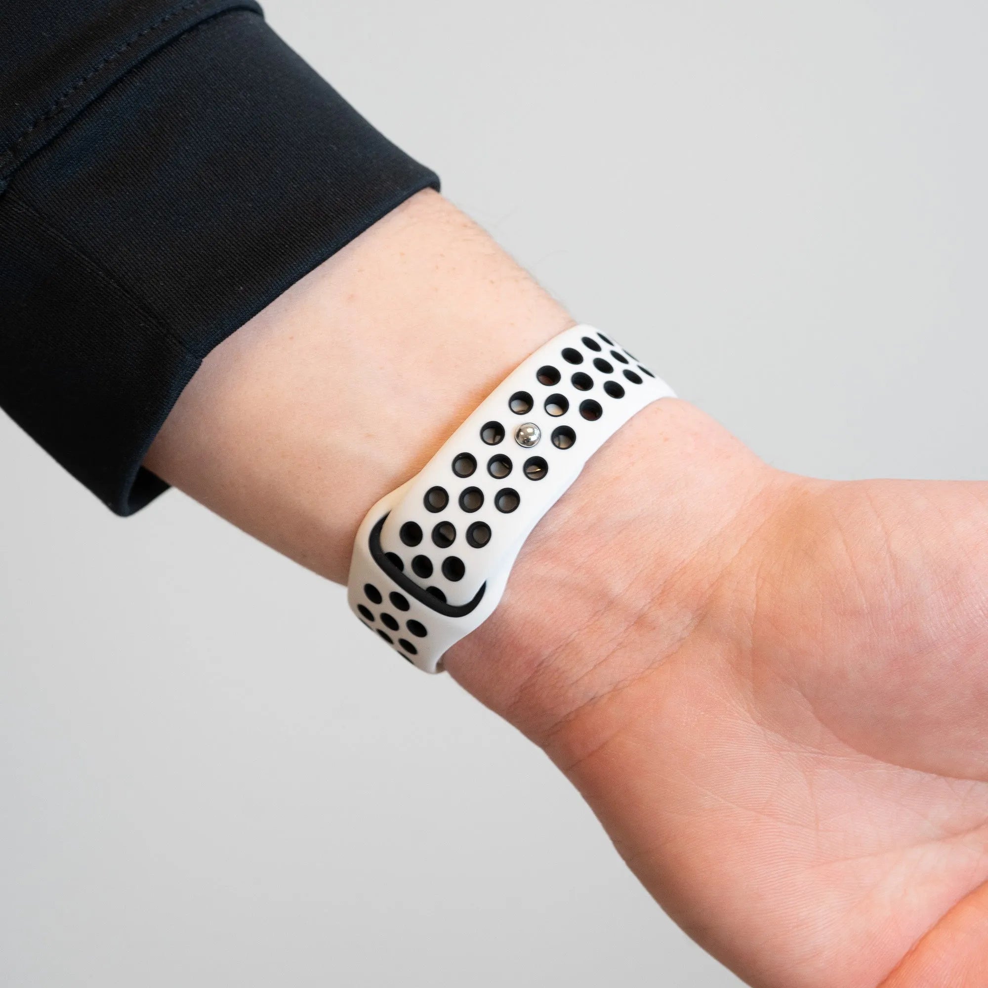 Bandz Bracelet sport 'Deluxe' ICE Smart 3.0 Rectangular 1.78 (blanc/noir)