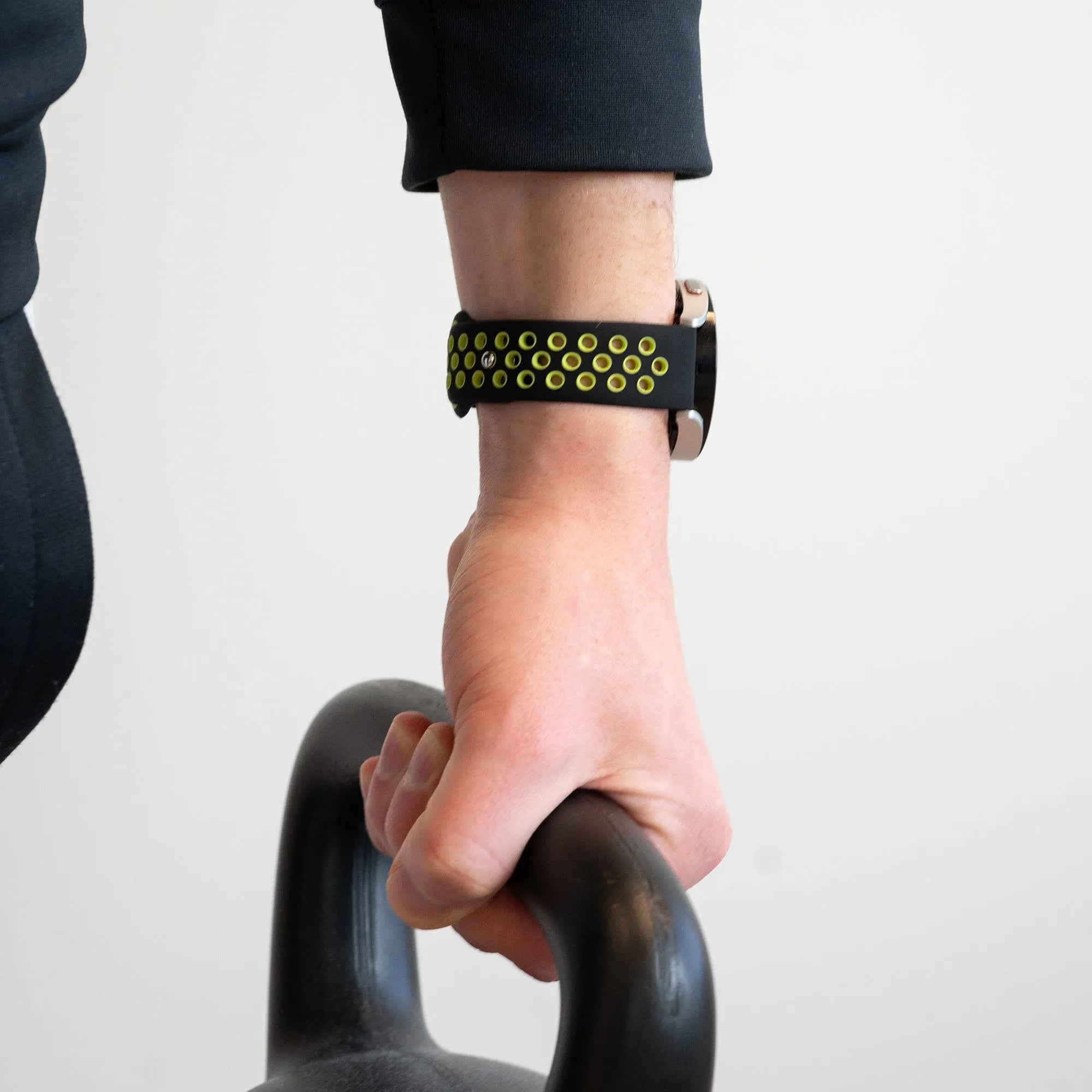 Bandz Actyve Smartwatch 20mm Sport Strap 'Deluxe' (Black/Yellow)