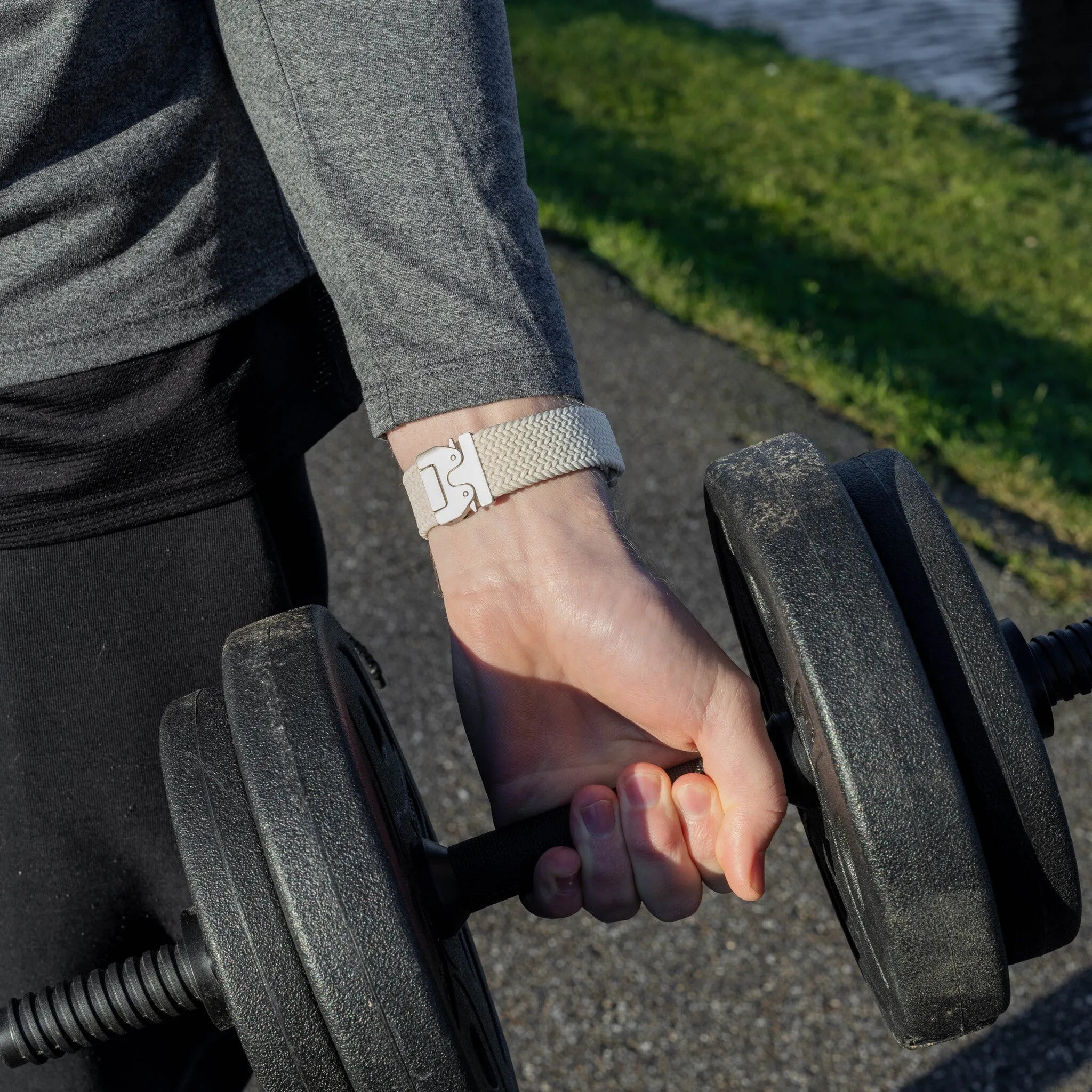 Bracelet tressé Polar Unite avec P-boucle (lumière stellaire)