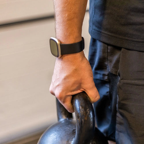 Bracelet silicone classique Fitbit Versa 3 (noir)