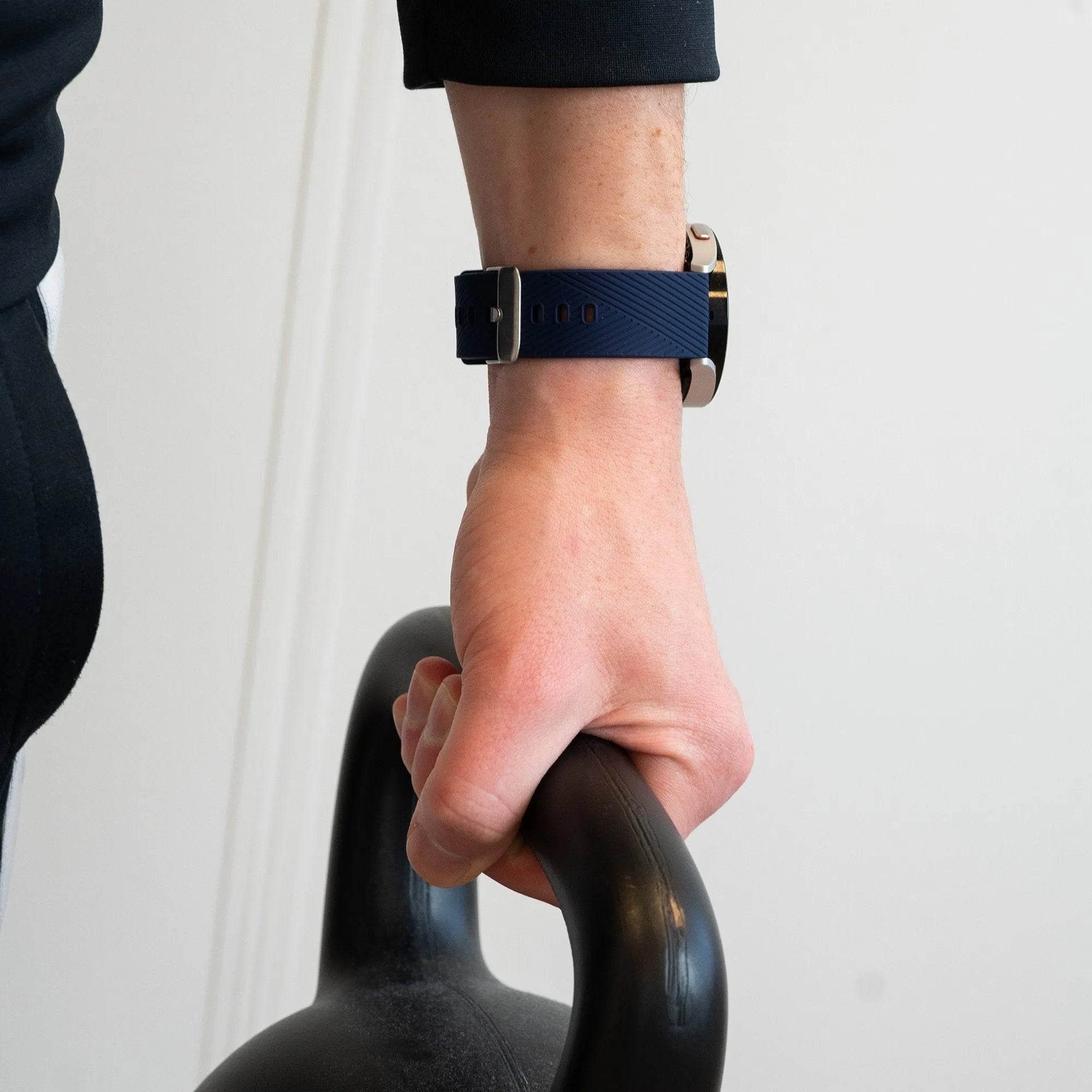 Bandz Bracelet silicone 'Deluxe' Suunto Nautic S (bleu foncé)