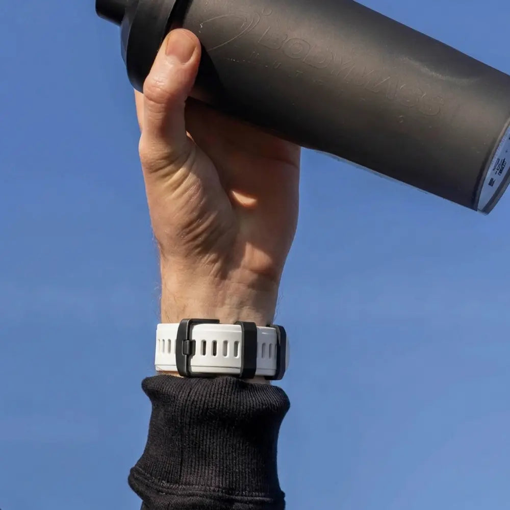 Bracelet silicone Garmin Fenix 5 (Plus)/6 (Pro) (blanc)