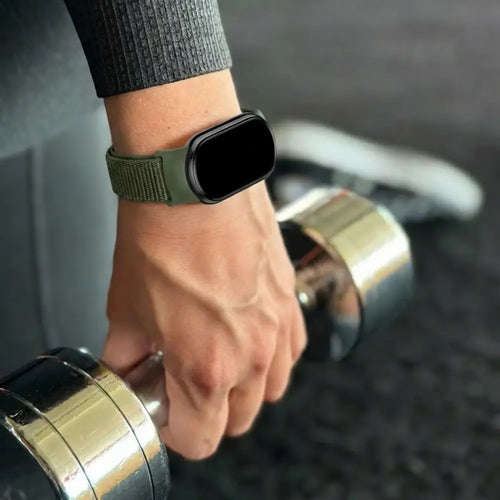 Nylon Strap, army green, lifestyle photo