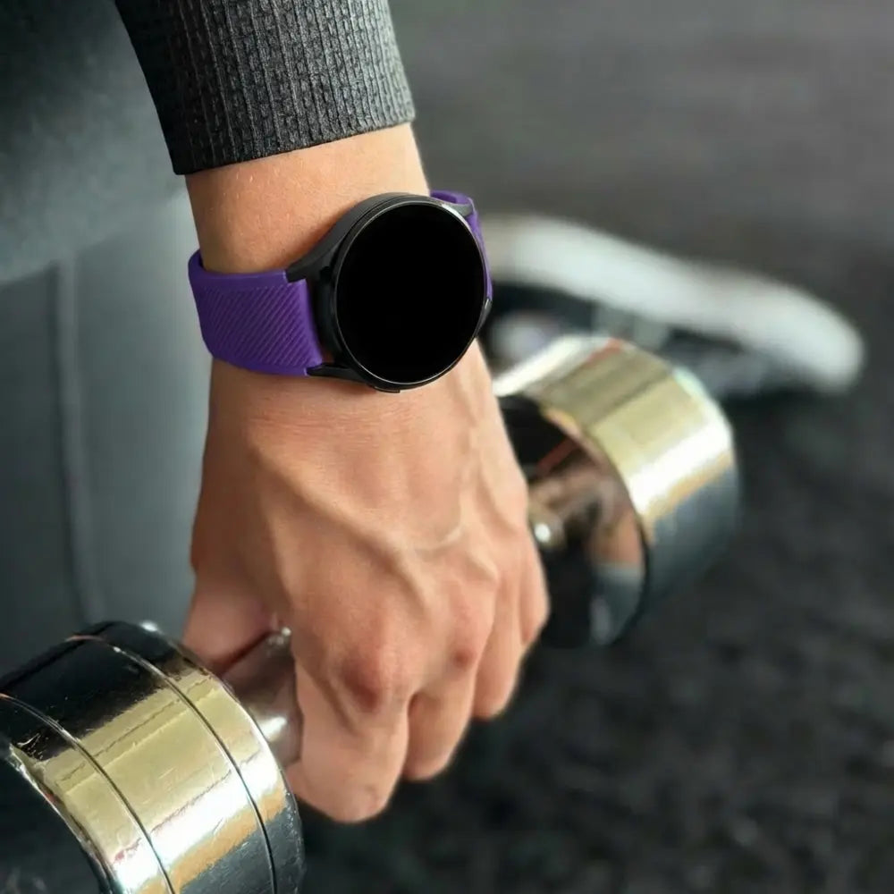 Samsung Galaxy Watch 4 44mm Silicone Strap with Buckle (Purple)