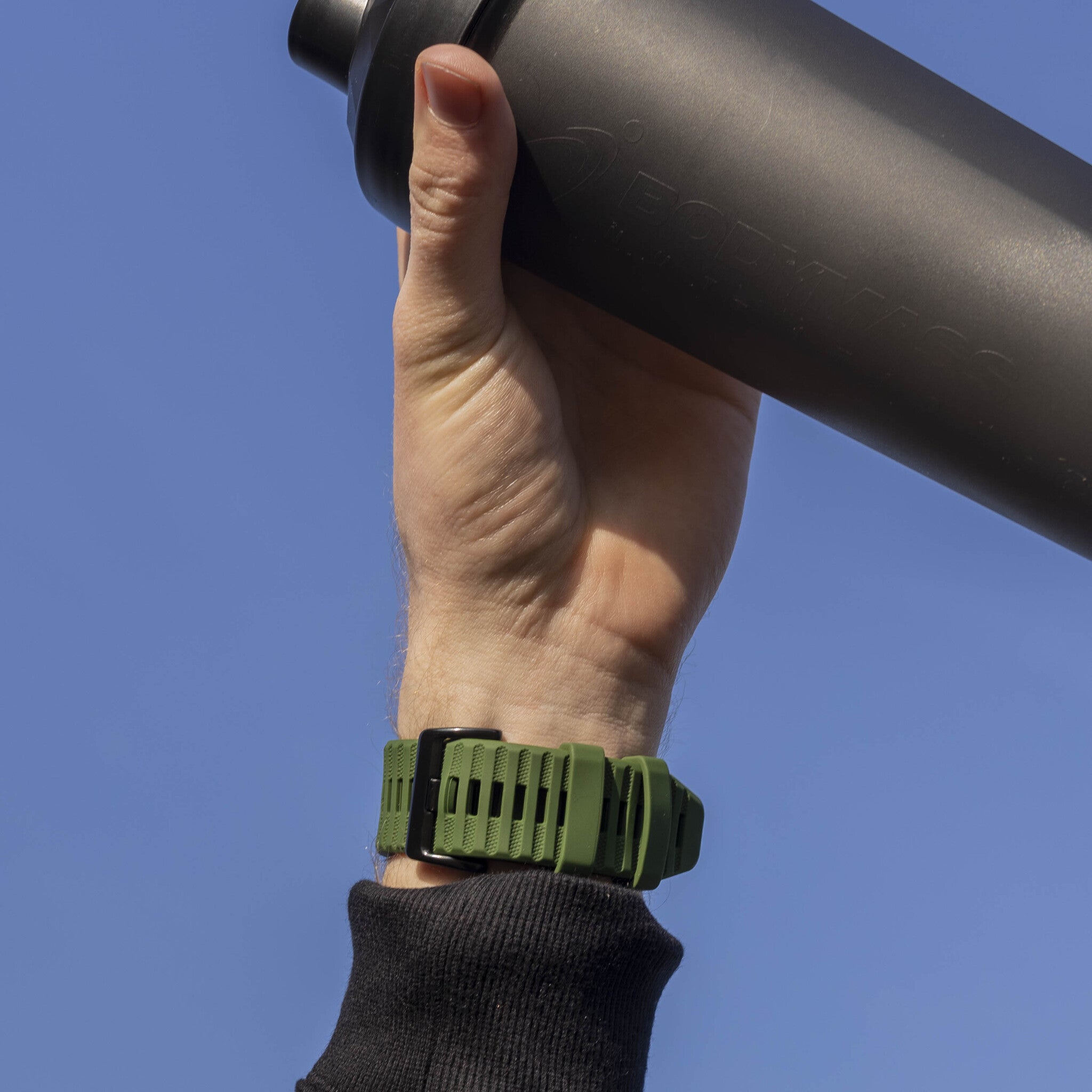 Bracelet silicone Garmin Quatix 8 - 51mm (vert foncé)