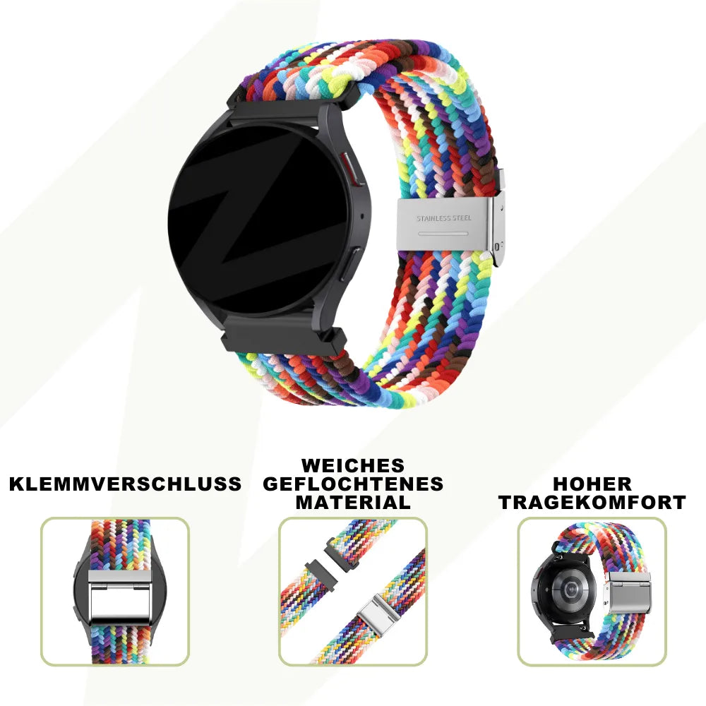 Bandz Bracelet nylon tissé Coros Pace 2 (arc-en-ciel)