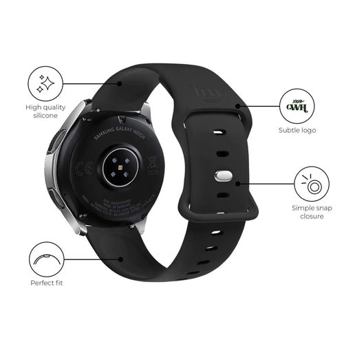 Bracelet silicone xoxo Wildhearts Polar Ignite 2 (noir)