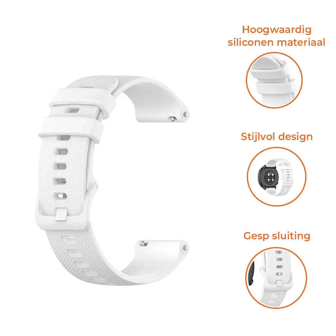 Bracelet en silicone de luxe Polar Vantage M3 (blanc)