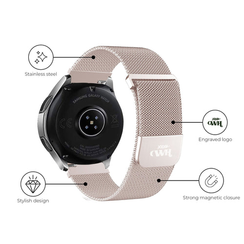 Bracelet milanais xoxo Wildhearts Huawei Watch GT 3 42mm (rose)