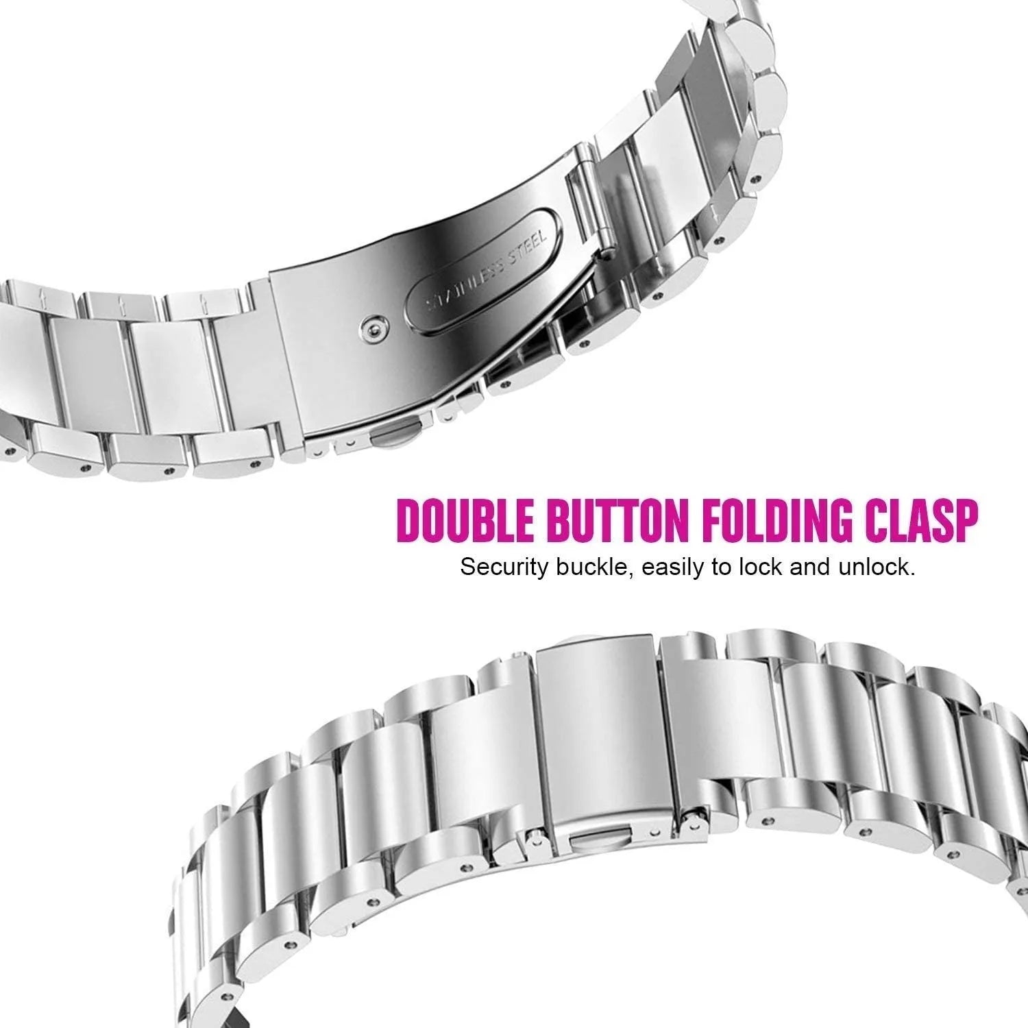 OnePlus Watch 3 - 43mm Steel Strap (Silver)