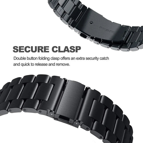 Bracelet acier Amazfit GTR Mini (noir)