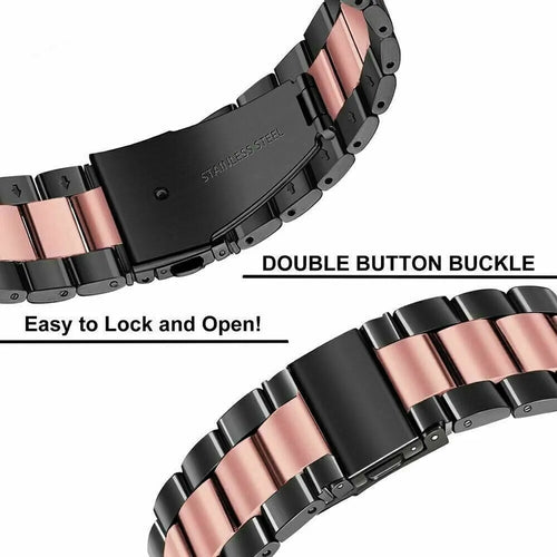 Bracelet acier OnePlus Watch 3 - 43mm (noir/rose)