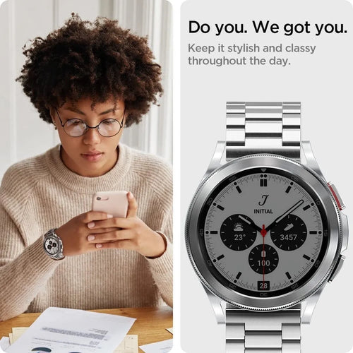 Spigen Bracelet acier Xiaomi Amazfit GTS (argenté)