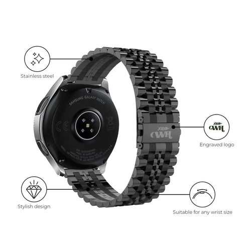 Bracelet acier xoxo Wildhearts Polar Ignite (noir)