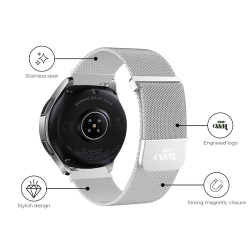 Bracelet milanais xoxo Wildhearts Samsung Gear S3 (argenté)