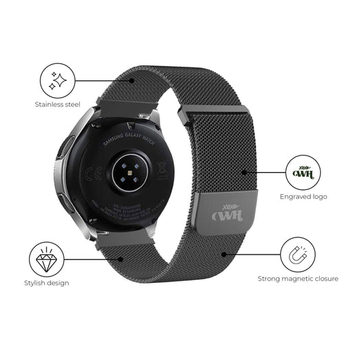 Bracelet milanais xoxo Wildhearts Xiaomi Watch S1 (noir)