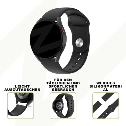 Bandz Coros Apex 42mm Sport Strap 'Deluxe' (Black)