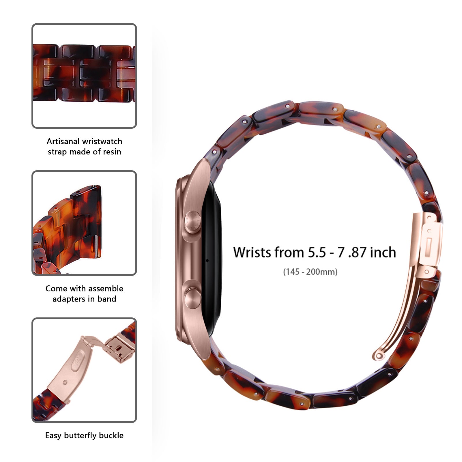 Withings Steel HR - 40mm Resin Strap (lava)
