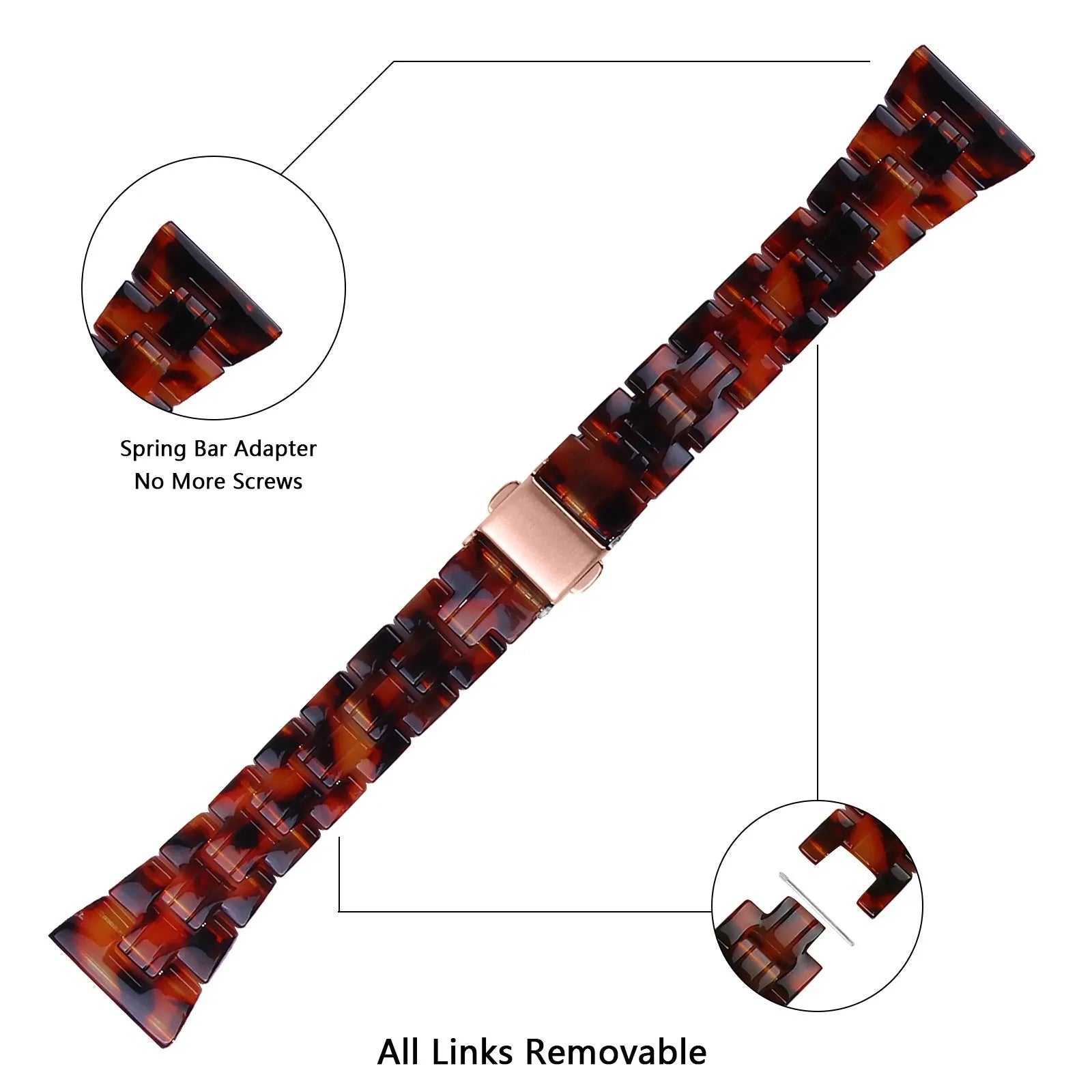 Bracelet résine Amazfit Bip 3 (Pro) (lava)
