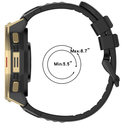 Bracelet silicone Amazfit T-Rex 3 Pro - 44mm (bleu foncé)