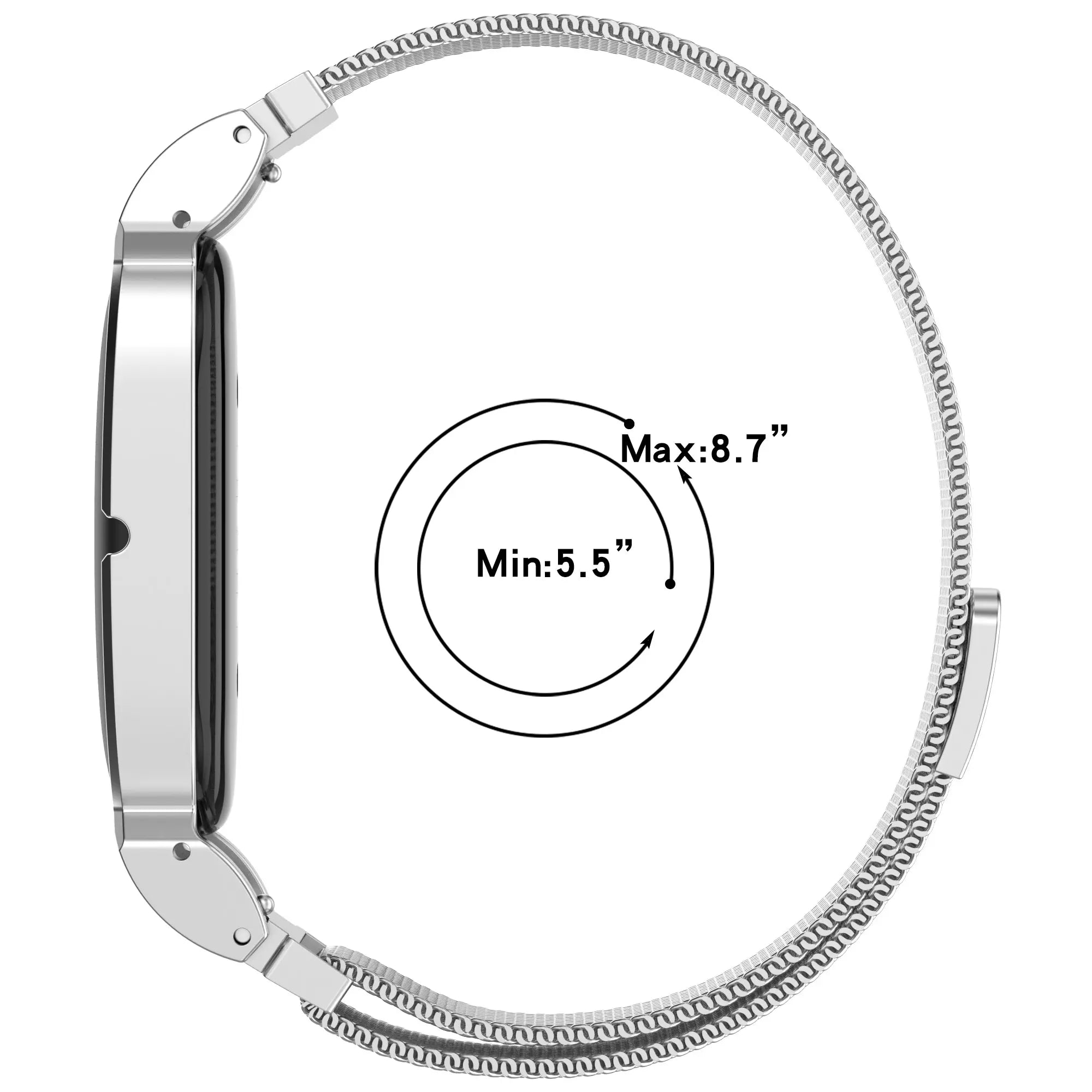 Bracelet milanais Fitbit Air (argent)