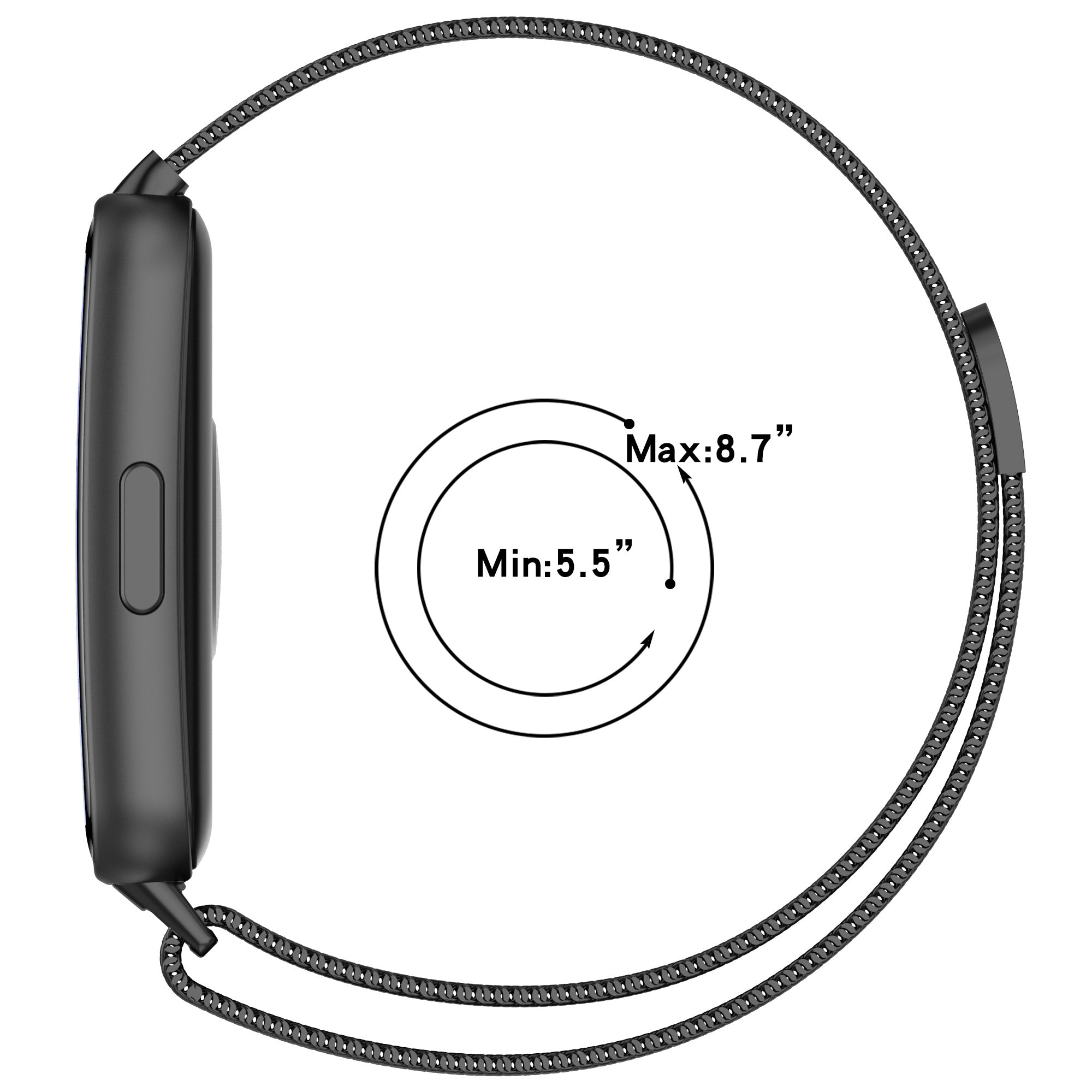 Bracelet milanais Huawei Band 11 (noir)