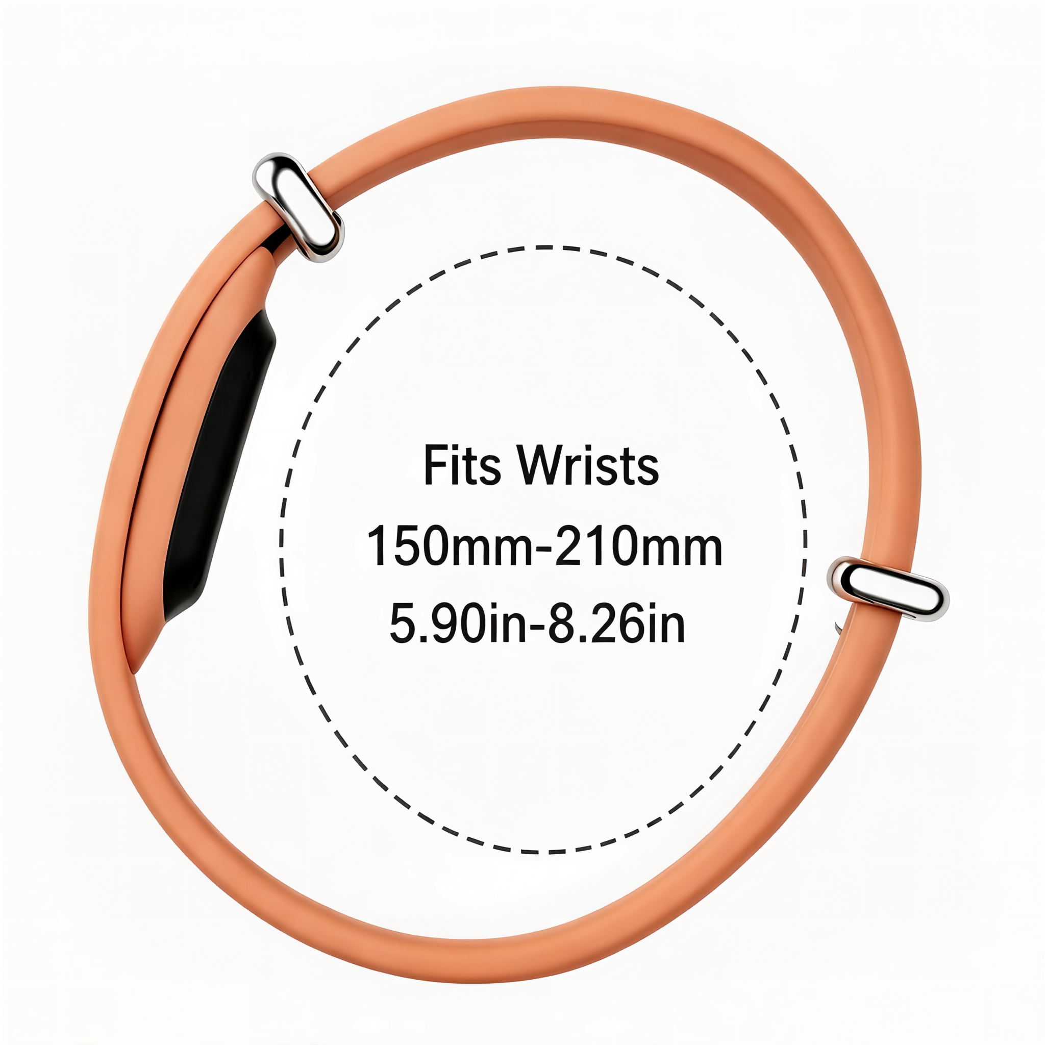 Bracelet silicone Fitbit Air (orange)