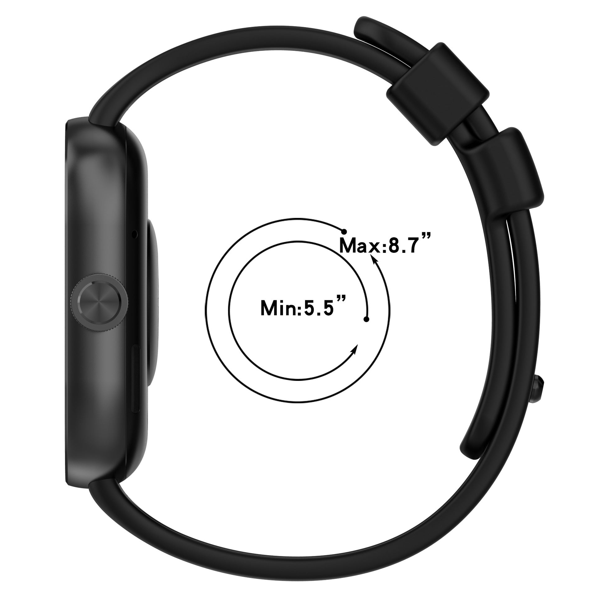 Bracelet silicone Redmi Watch 6 (noir)