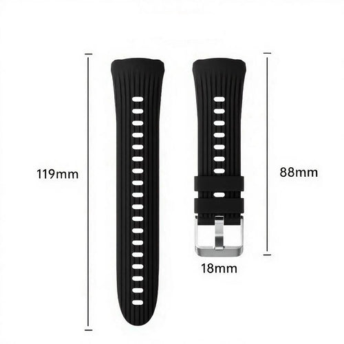 Bracelet silicone 'Perfect Fit' Huawei Watch 5 - 46mm (noir)