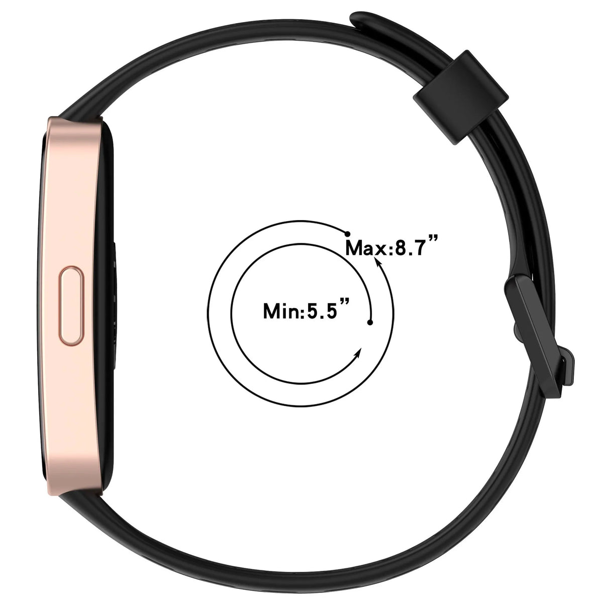 Bracelet silicone air Huawei Band 10 (noir)