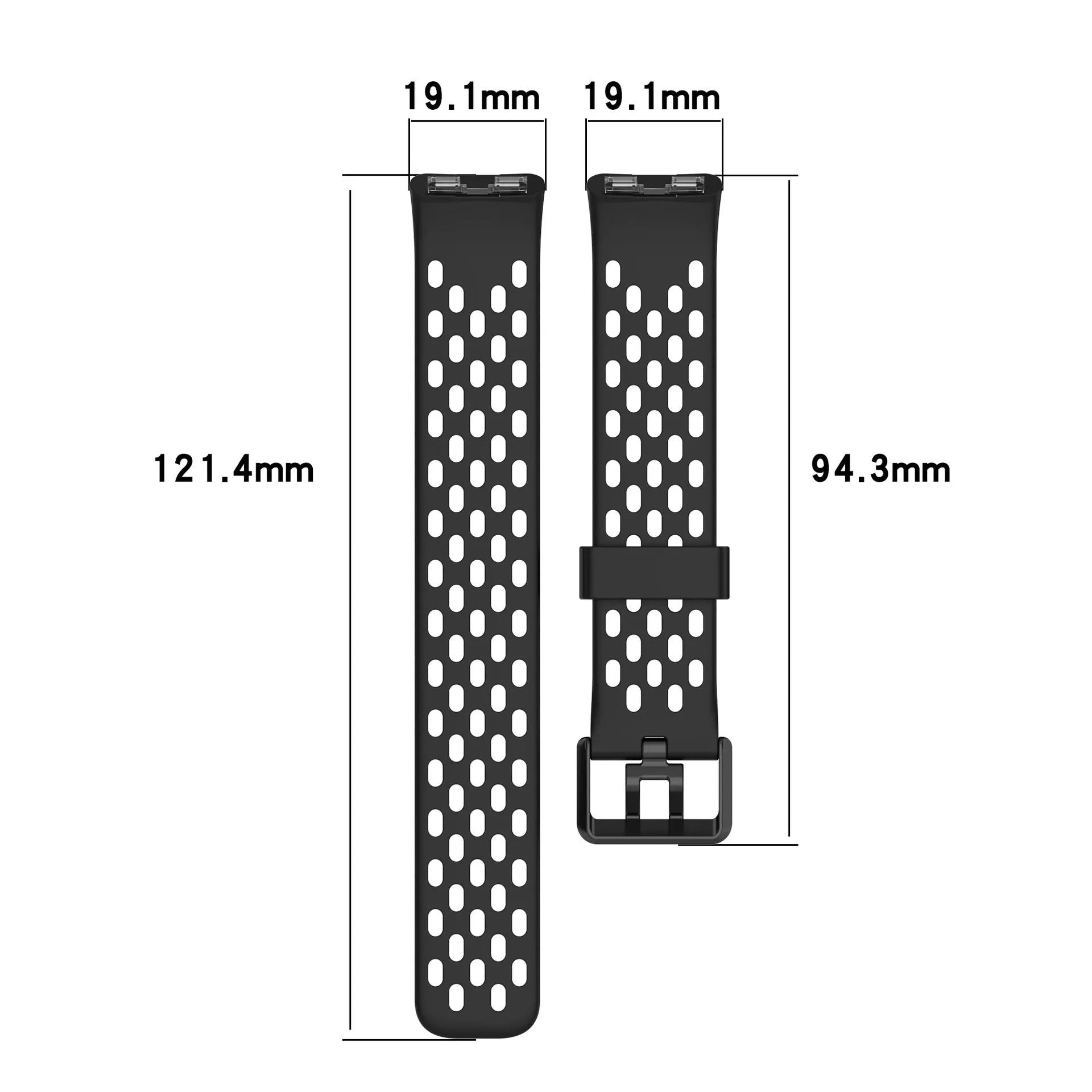 Bracelet silicone air Huawei Band 9 (noir)