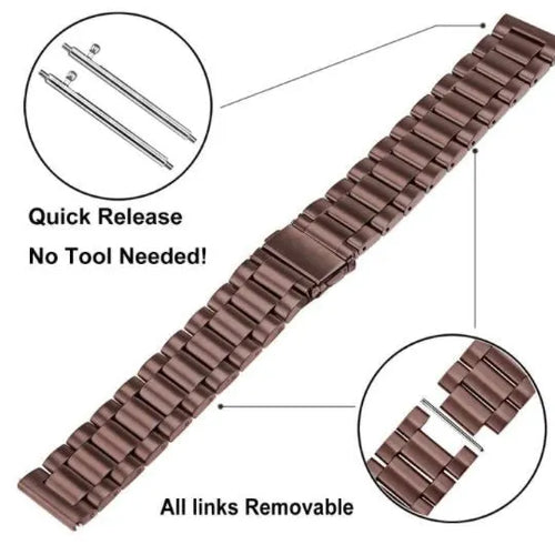 Bracelet acier Coros Pace 4 (bronze-marron)