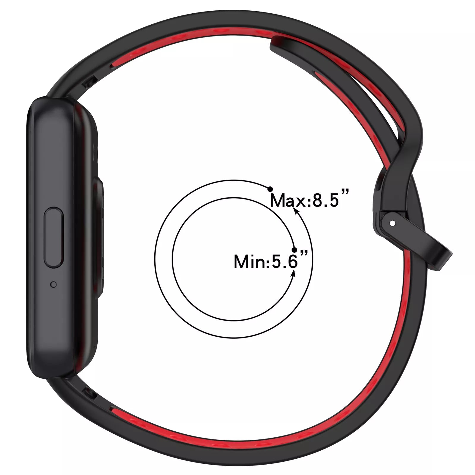 Bracelet sport Samsung Galaxy Fit 3 (noir/rouge)