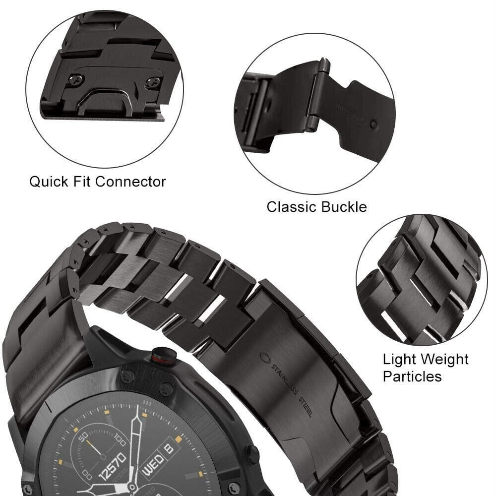 Bracelet titane Garmin Forerunner 970 (graphite)