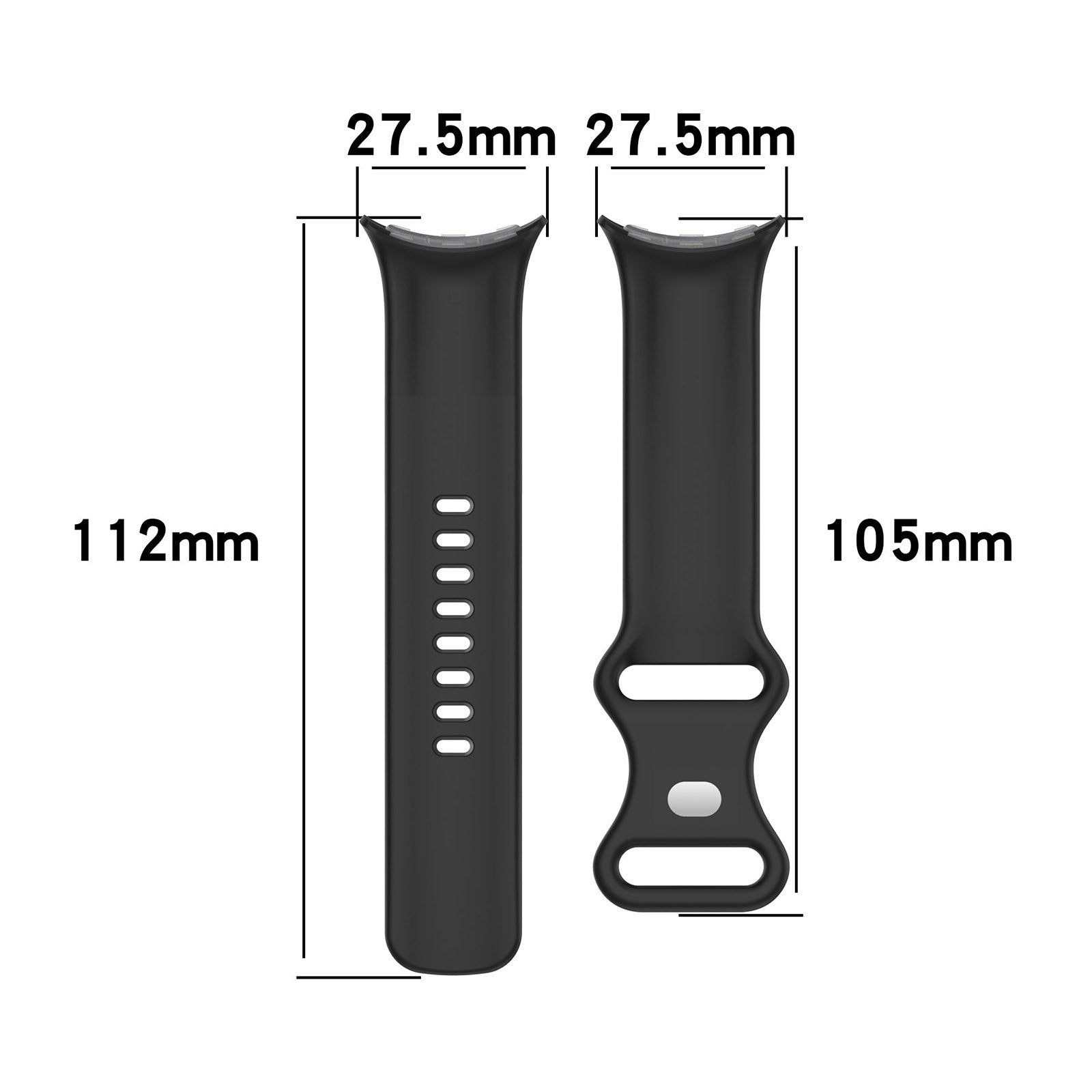 Google Pixel Watch 4 - 45mm Silicone Classic Strap (Sand White)