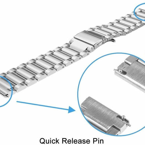 Bracelet acier Xiaomi Watch 2 Pro (argent)