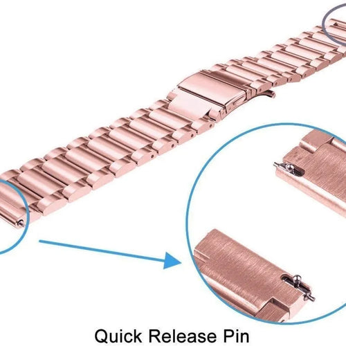 Bracelet acier Amazfit Bip U (Pro) (rose)