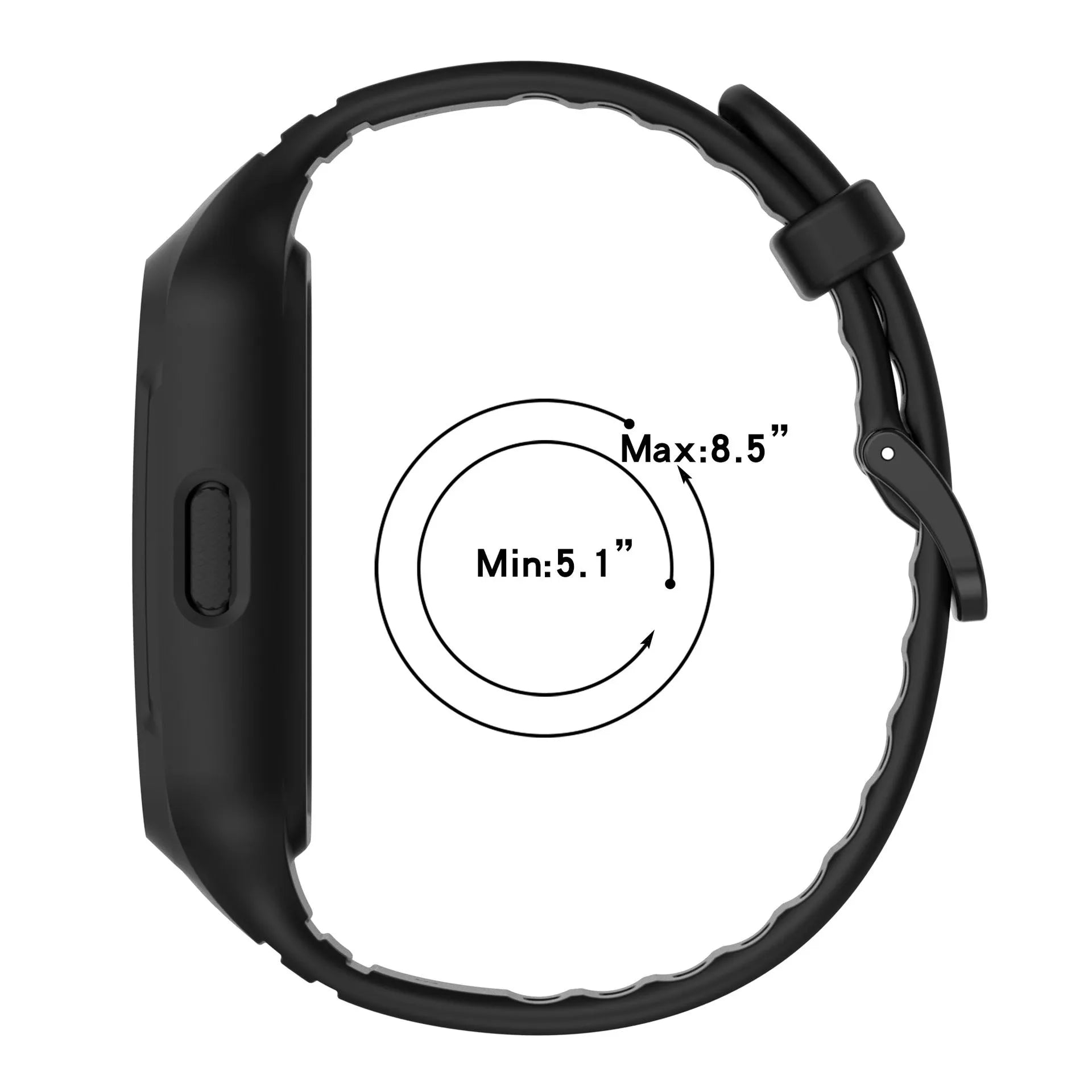 Bracelet TPU avec cadre Huawei Band 10 (noir)