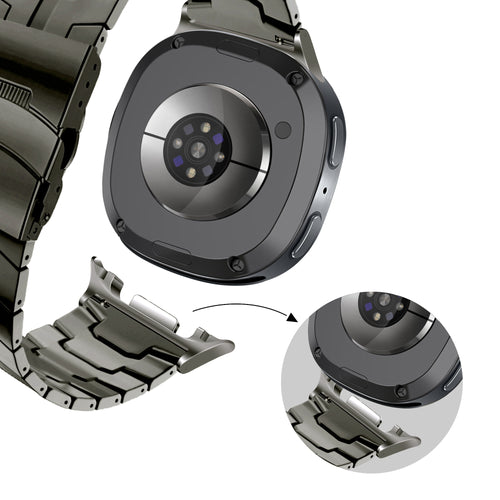 Bandz Bracelet acier 'Iron' Samsung Galaxy Watch 8 - 44mm (graphite)