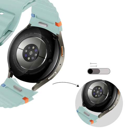 Bandz Bracelet Wave 'Easy Fit' Samsung Galaxy Watch 6 - 44mm (menthe)