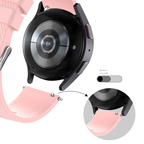 Bandz Bracelet silicone 'Deluxe' Amazfit Bip 6 (rose)