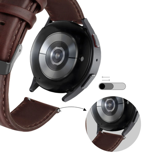 Bandz Coros Apex 42mm Leather Strap 'Classic' (Dark Brown)