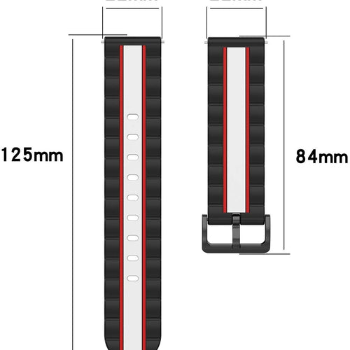 Bracelet Édition spéciale Amazfit Bip 5 (noir/blanc)