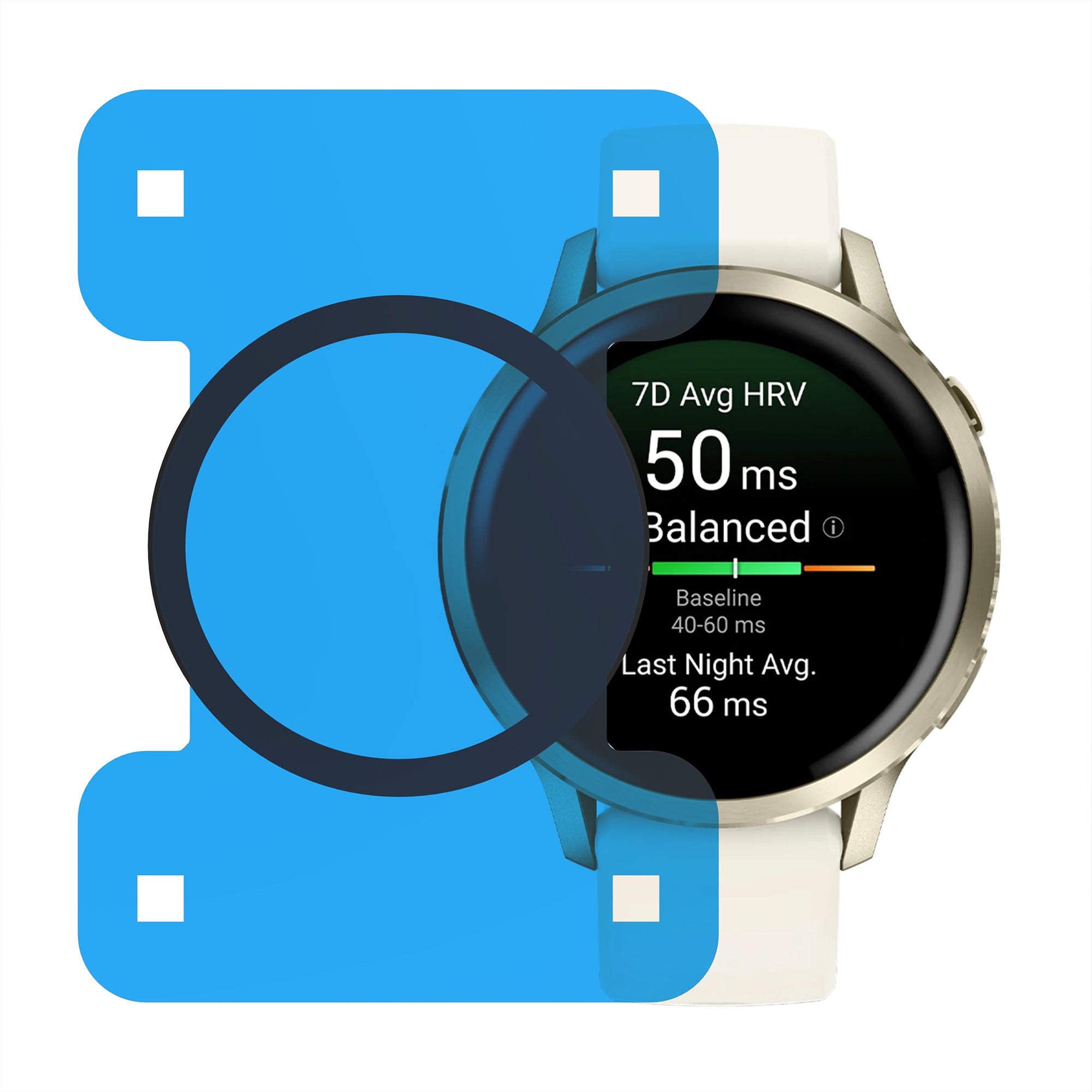Protection d'écran avec outil de pose en un clic - Garmin Venu 4 - 41mm