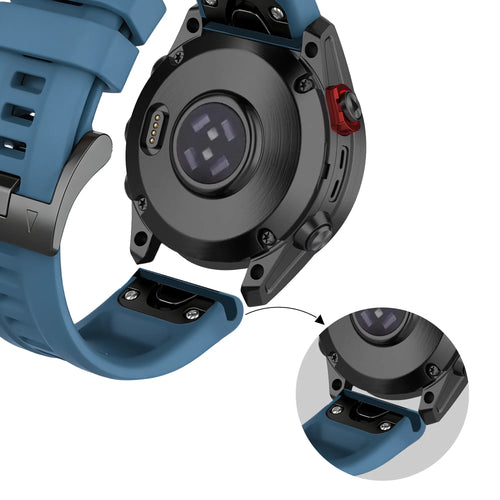 Bandz Bracelet silicone 'Classic' Garmin Forerunner 970 (roche verte)