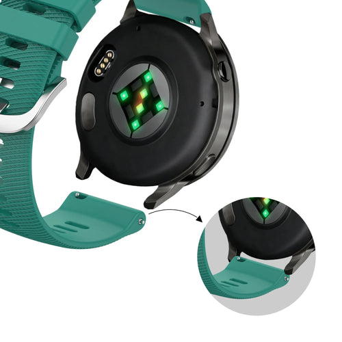 Bandz Bracelet silicone 'Deluxe' Garmin Forerunner 265s (viridien)