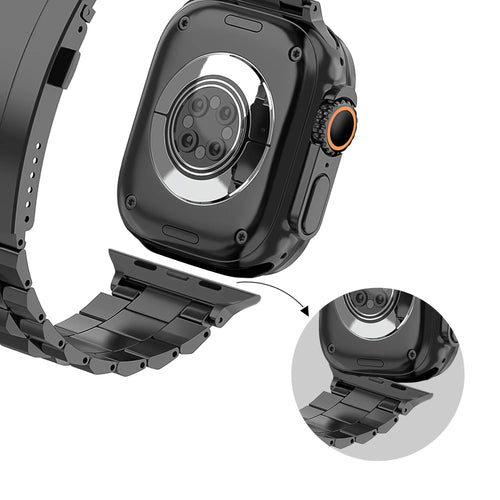 Bandz Bracelet titane Apple Watch (noir)