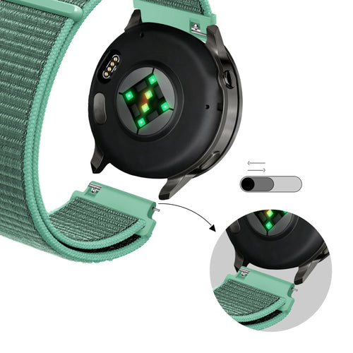 Bandz Bracelet nylon Garmin Venu 2 (menthe)