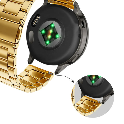 Bandz Bracelet acier 'Classic' Garmin Venu SQ (or)