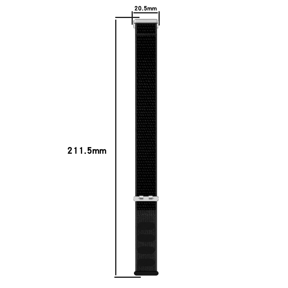 Bracelet nylon Huawei Band 11 Pro (grisbleu)